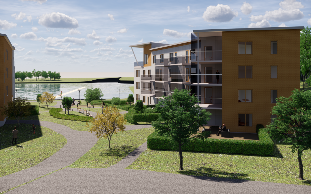 Från plan till bostäder i Oxelösund