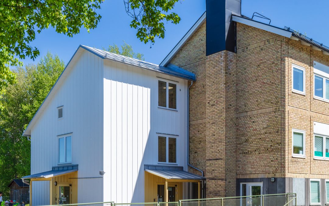 Om- och tillbyggnad av Tystberga skola och förskola.