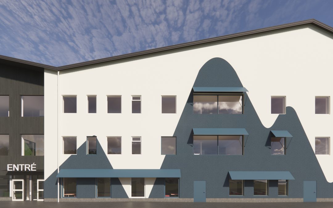 VLT skriver om Vallbyängskolan – en ny skola ritas av Carlstedt Arkitekter
